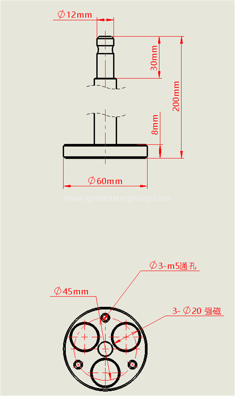 حامل مغناطيسي ثابت