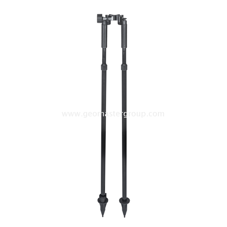 bipod مزدوج الدعامة (1.75m ، blk)