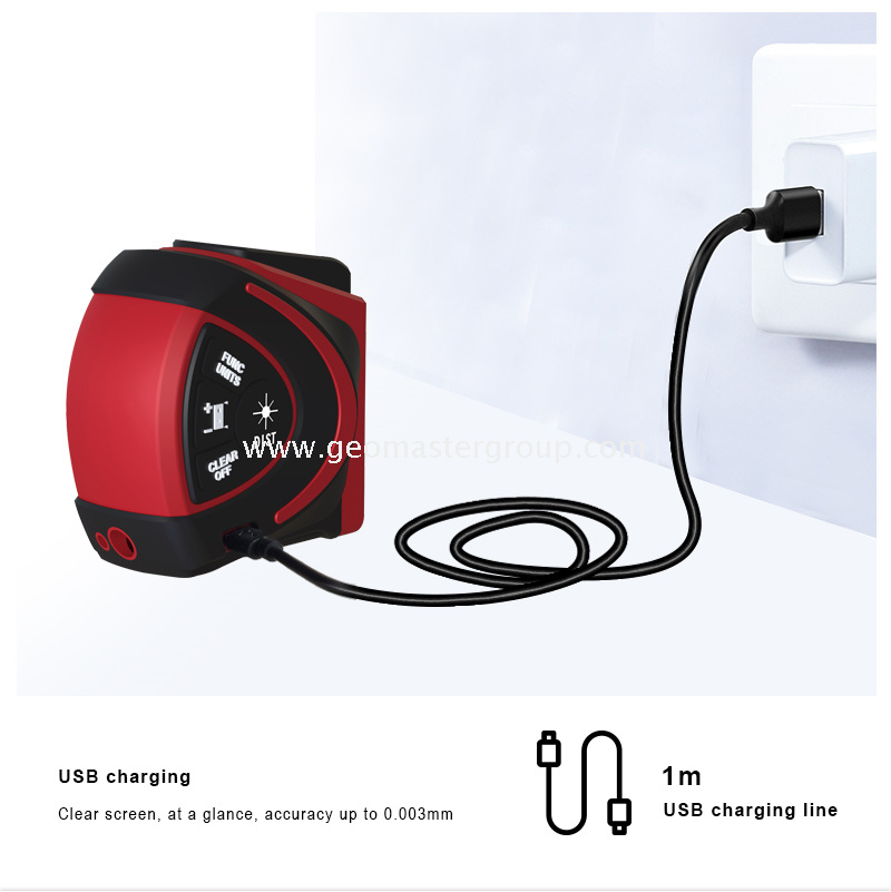 شريط قياس بالليزر