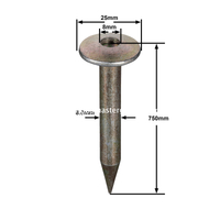 مسمار المسح الفولاذي (75 مم)